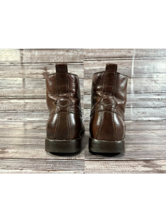 Frye 87901 Phillip Lace Up Work Ankle Boots size 8 B color Brown Vintage main image 10